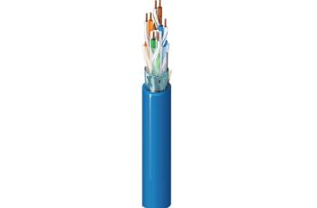 BELDEN 2200ELY.00500 kabel F/UTP, kat.6A, LSZH, Dca, cívka 500m, barva modrá