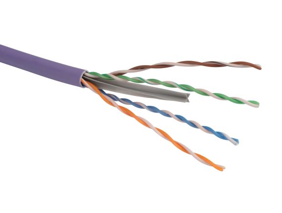 SXKD-6-UTP-LSOH-305 kabel U/UTP, kat. 6, LSOH Dca s2 d2 a1, fialový, box 305m