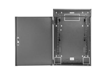 WME3BL Nástěnný rozvaděč TrueEdge, pro 3U aktivní, 3U pasivní zařízení, 1066x726x241mm, černý (1)