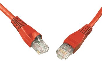 SOLARIX C6-114RD-10MB propojovací kabel RJ45/RJ45, UTP, 10m, kat. 6, PVC, červený
