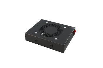 CONTEG DP-VEN-01-B ventilační jednotka, 1x ventilátor, 230V, s termostatem, šedá