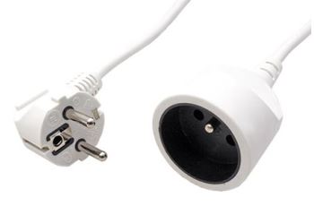 19.98.1039 Kabel síťový prodlužovací, 230V, 10A, vidlice CEE E/F - zásuvka CEE typ E, 10m, bílá 19.98.1039 Kabel síťový prodlužovací, 230V, 10A, vidlice CEE E/F - zásuvka CEE typ E, 10m, bílá