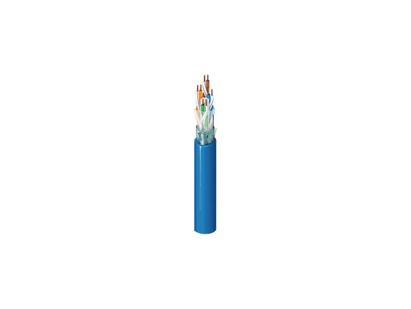 1683ENH.00500 kabel U/UTP, kat. 6A, 4-pár 23AWG, LSZH, Eca, cívka 500m, barva modrá