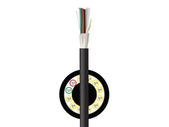 GFOM3ADT48WRRLU-B2ca optický kabel, ADVENTUM Multi Dry Tube, 48xOM3, univerzální, LSHF B2ca, černý