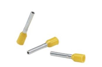FSD85-22-L Lisovací ferule na vodič AWG4 (25mm2), max.pr.vodiče 11mm, PIN d.22mm, žlutá, bal.50ks FSD85-22-L Lisovací ferule na vodič AWG4 (25mm2), max.pr.vodiče 11mm, PIN d.22mm, žlutá, bal.50ks
