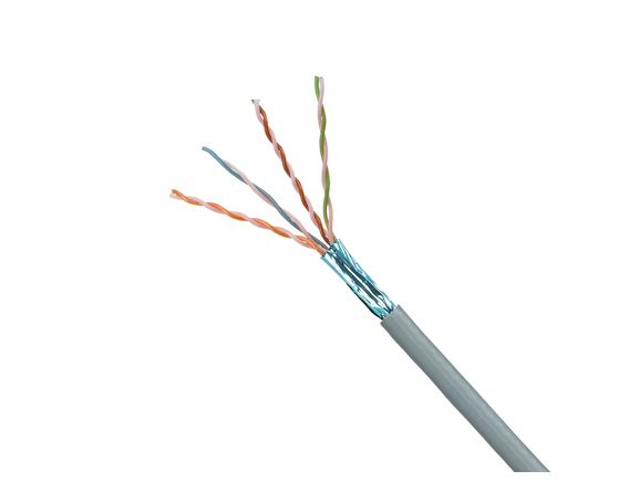PFL5504DG-KG kabel F/UTP, kat. 5e, LSZH, Eca,  šedý, box 305m