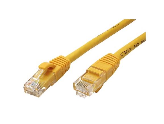 21.99.1432 propojovací kabel RJ45/RJ45, UTP, 2m, kat. 6A, PVC, žlutý