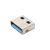 LINDY 40462 zámek portu USB, modrý, bal. 10 kusů, bez nástroje