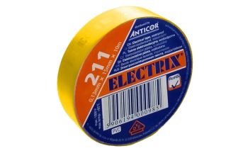 ELECTRIX 211P-07 Elektroizolační páska PVC, 0,13mm x 15mm x 10m, žlutá