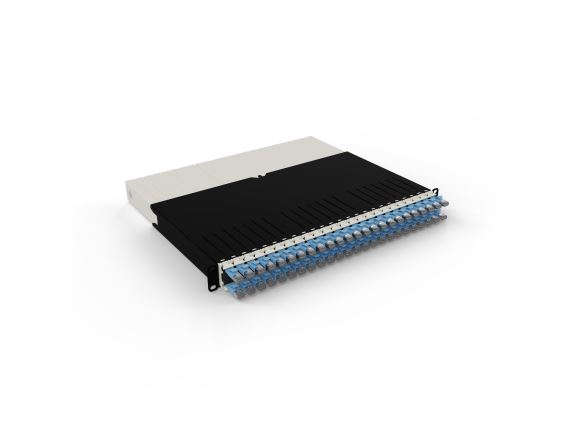 PONEX8STPBL PATCHBOX.ONE Cat.6a sestava (STP, Blue, 0.8m / 8RU)