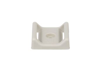 ABMT-S6-C69 Vnitřní kabelová příchytka M3, 28,5x28,5mm, ohni odolný Nylon 6.6, natural, bal. 100 kusů (1)