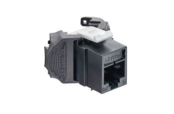 AX61U-GE6 Nestíněný keystone RJ45 AX0, kat. 6, beznástrojový, černý, bal. 12 kusů