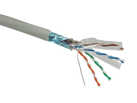 SXKD-6-FTP-PVC kabel F/UTP, kat. 6, PVC Eca, šedý, cívka 500m