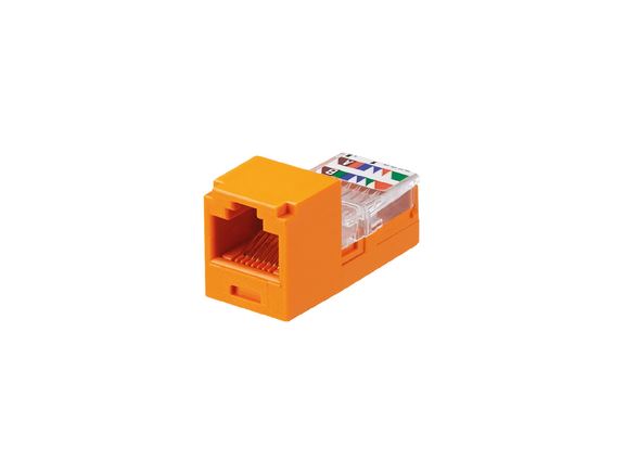 PANDUIT CJ588ORY modul MINI-JACK UTP, RJ45, kat. 5E, oranžový