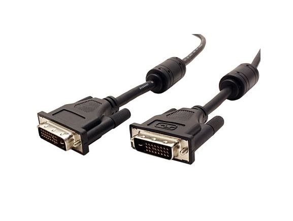 11.04.5555 DVI kabel, DVI-D(M) - DVI-D(M), dual link, s ferity, 5m