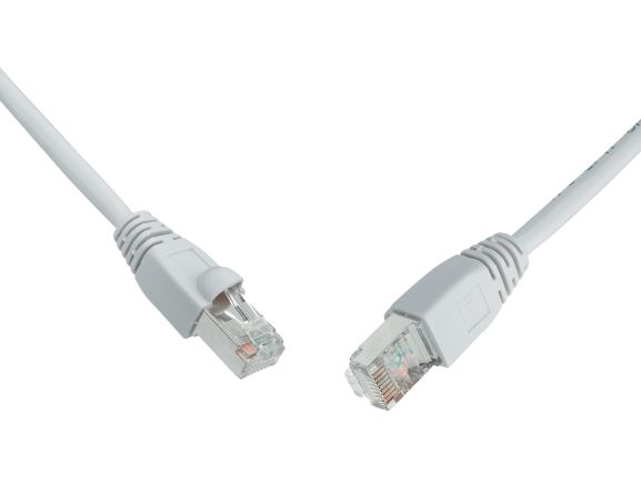 C5E-315GY-0,5MB propojovací kabel RJ45/RJ45, SF/UTP, 0,5m, kat. 5E, PVC, šedý