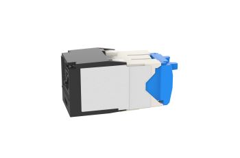 CJH6X88TGBL Uzavíratelný modul MINI-COM TX UTP, RJ45, kat. 6A, černý (3)