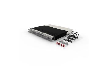 PONEX8STPSL PATCHBOX.ONE Cat.6a sestava (STP, Grey, 0.8m / 8RU) (2)