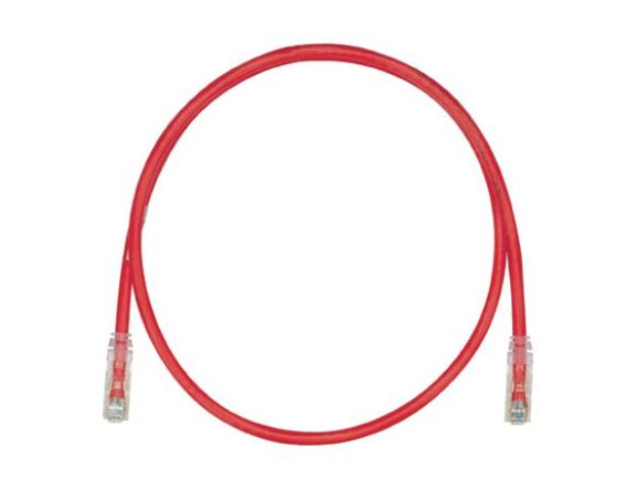 UTPSPL6MRDY propojovací kabel RJ45/RJ45, U/UTP, kat. 6, 6m, LSZH, červený
