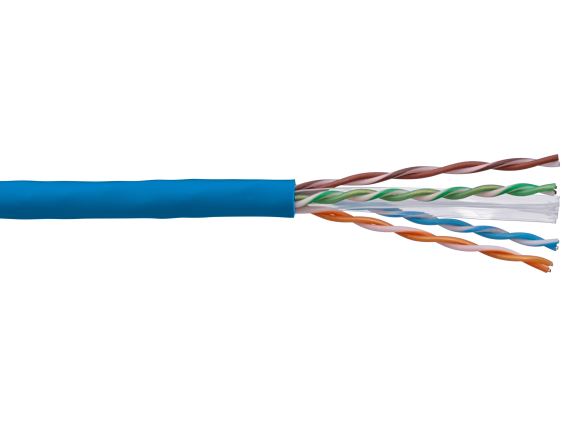 C6U-Dca-Rlx-305BU Kabel U/UTP, AWG23, kat. 6, LSZH, Dca,s2,d2,a1, box 305m, modrý