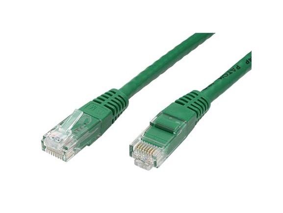 21.99.1583 Propojovací kabel RJ45/RJ45, U/UTP, 10m, kat. 6, CCA, PVC, zelený
