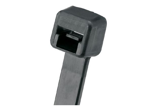 PLT2.5S-C6120 Páska kabelová, UV odolný Nylon 612, 4,8x249 mm, černá, bal.100ks