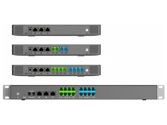 UCM6304A Audio VoIP pobočková ústředna, 1000 registrovaných zařízení, 150 souběžných hovorů