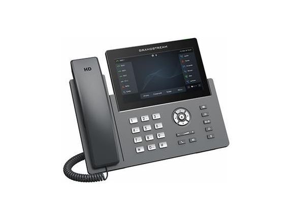 GRP2670 SIP telefon, 6xSIP účet, 5-ti cestná audiokonference, 2xGLAN, PoE, Wi-Fi, BT