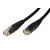 ROLINE UTP6-1-BL propojovací kabel RJ45/RJ45, U/UTP, 1m, kat. 6, PVC,černý