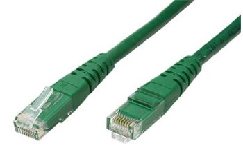 ROLINE UTP6-0,3-GR propojovací kabel RJ45/RJ45, U/UTP, 0,3m, kat. 6, PVC, zelený