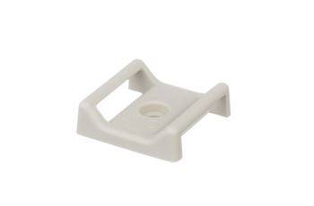 ABMT-S6-C69 Vnitřní kabelová příchytka M3, 28,5x28,5mm, ohni odolný Nylon 6.6, natural, bal. 100 kusů (3)
