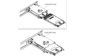PANDUIT FLEX-OPTI-1RU držák redukční - kazet systému HD Flex pro panely a opt.vany Opticom, pro 2 kazety/redukci