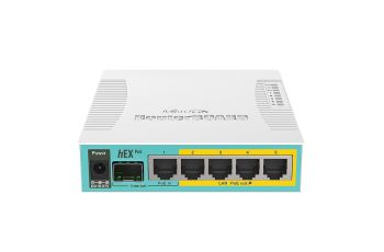 MIKROTIK RB960PGS SOHO router hEX PoE, 5x GLAN, USB, PoE