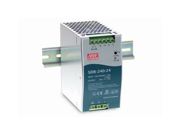SDR-240-48 Napájecí zdroj, 48V, 240W, DC, DIN