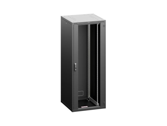 RI7-48-80/100-H Stojanový rozvaděč, 19", v. 48U (2245mm), h. 1000 mm, š. 800mm, iSEVEN, černý