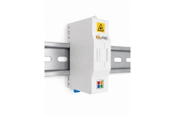 SXOB-SC-DIN-4 Optický box na DIN lištu, čtyři pozice E2000/LC/SC, bílý