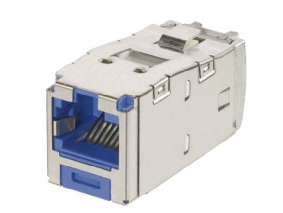 PANDUIT CJSK6X88TGBU klíčovaný modul stíněný MINI-COM TX PLUS STP, RJ45, kat. 6A, modrý
