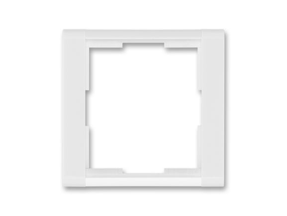 ABB 3901F-A00110 03 rámeček, jednonásobný, Time, bílá/bílá