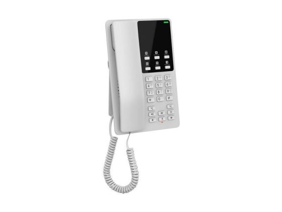 GHP620W SIP hotelový telefon s programovatelnými tlačítky a podporou Wi-Fi, bílý