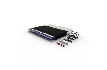 PONEX8UTPVI PATCHBOX.ONE Cat.6a sestava (UTP, Violet, 0.8m / 8RU) (2)