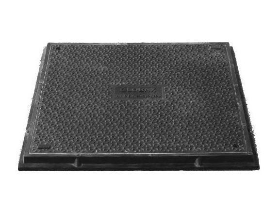 VB125-45x45K Víko kompozitní B125 (12,5t) pro komory Hidrostank, 45x45cm, fixace šroubem