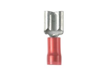 PANDUIT DNF18-110-C faston-female, izolace Nylon, AWG22-18, max.pr. 2,54mm, 2,8x0,8mm,červený, bal.100ks