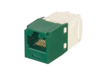 CJK688TGGR Klíčovaný modul MINI-COM TX PLUS UTP, RJ45, kat. 6, zelený