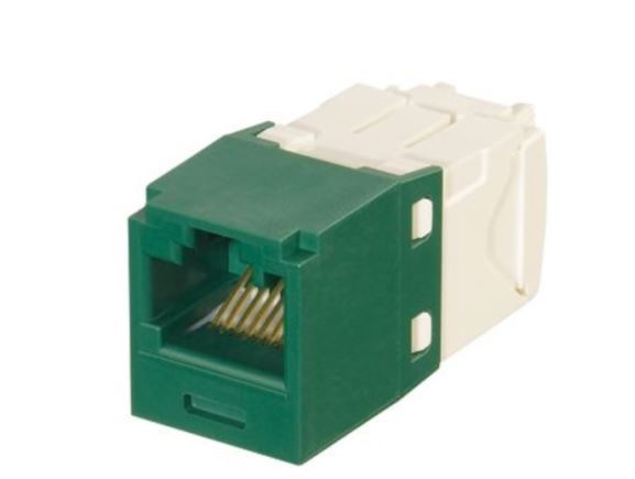 PANDUIT CJK688TGGR klíčovaný modul MINI-COM TX PLUS UTP, RJ45, kat. 6, zelený
