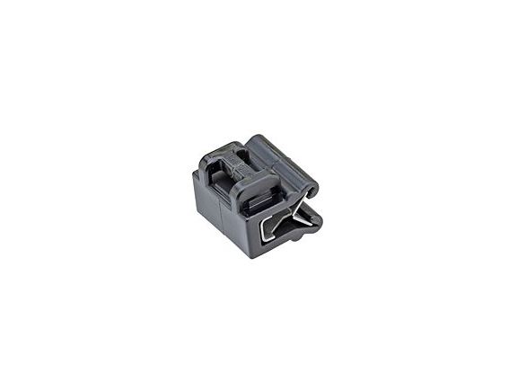 CMS24-M300 Okrajový klip pro kabely, boční,max.tl.hrany 6mm, tepl.stab. Nylon 6.6., černý, bal.1000ks