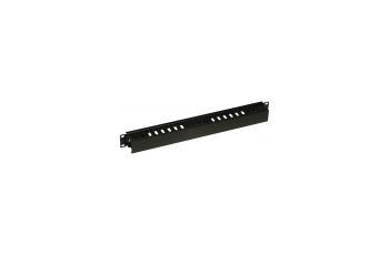 CONTEG DP-VP-K01-H vázací panel, 1U, 19&quot;, jednostranný, plastový kanál 40x40mm, černý