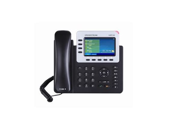 GXP2140 VoIP telefon, 4xSIP účet, HD audio, 2xGLAN, POE, BT, LCD 4,3"