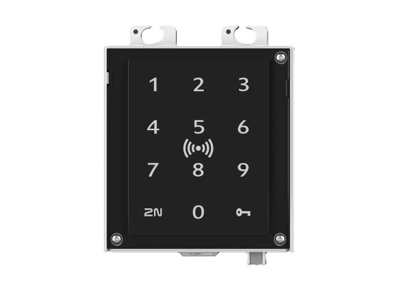 9160346 Klávesnice, RFID čtečka 125kHz/13.56MHz Access Unit, NFC, POE, bez krycího rámečku