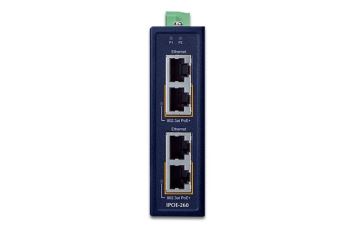 IPOE-260 Průmyslový PoE injektor, 2 porty (4×GbE), 36W (1)