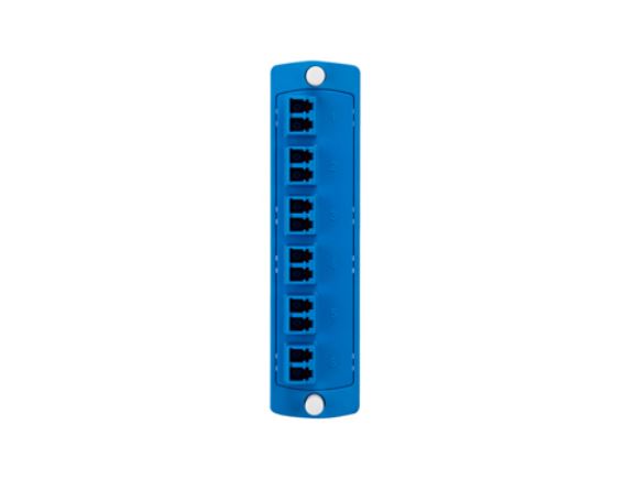 5F100-2LL adaptér pro systém SDX  6x LC duplexní spojka zirconia ceramic, SM OS1/OS2, modrý